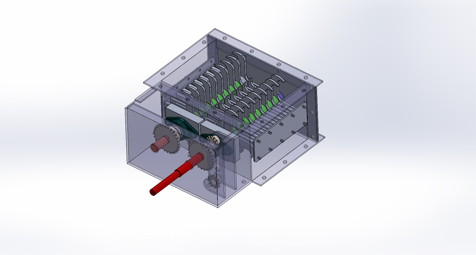 Quebrador破碎机3D数模图纸 STEP格式